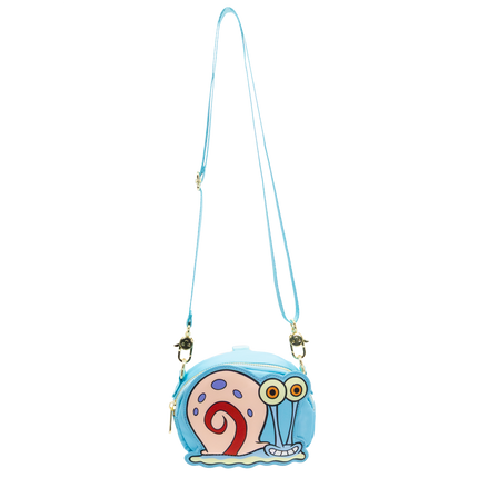 SpongeBob Gary Padded Nylon Mini Crossbody Bag