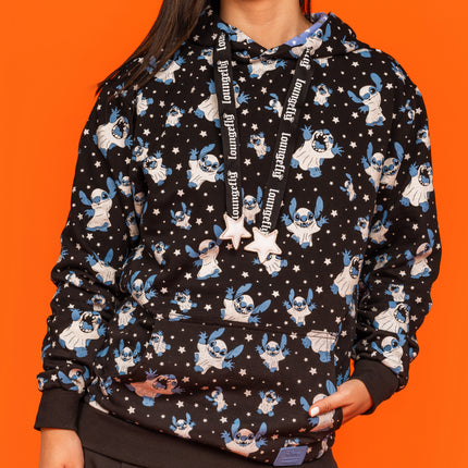 LF DISNEY STITCH GHOST HOODED SWEATSHIRT
