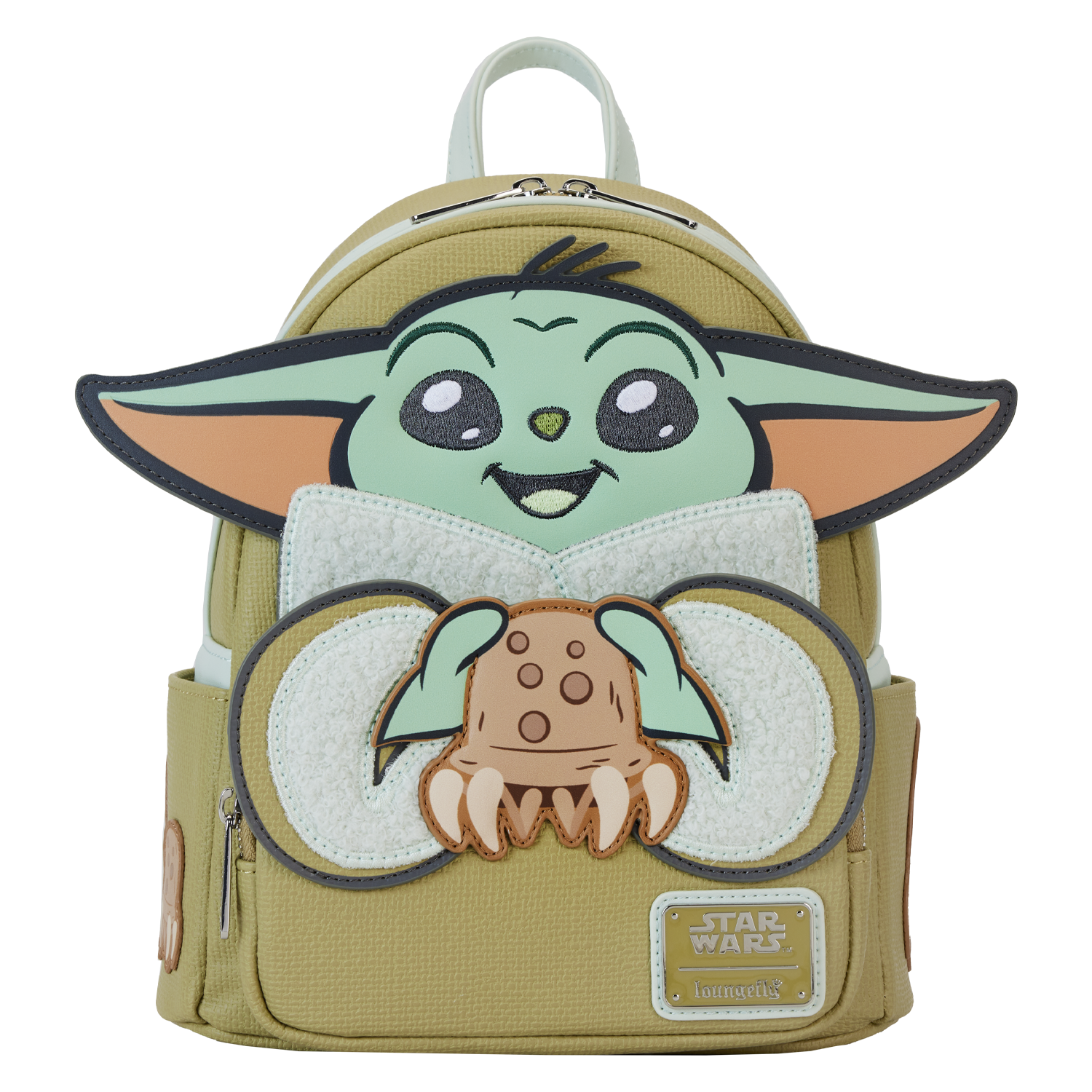 The Mandalorian Grogu & Crabbies Cosplay Mini Backpack 1