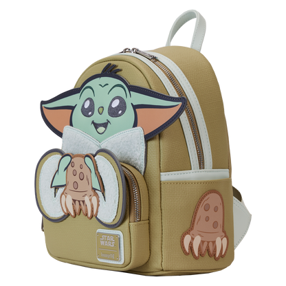 The Mandalorian Grogu & Crabbies Cosplay Mini Backpack