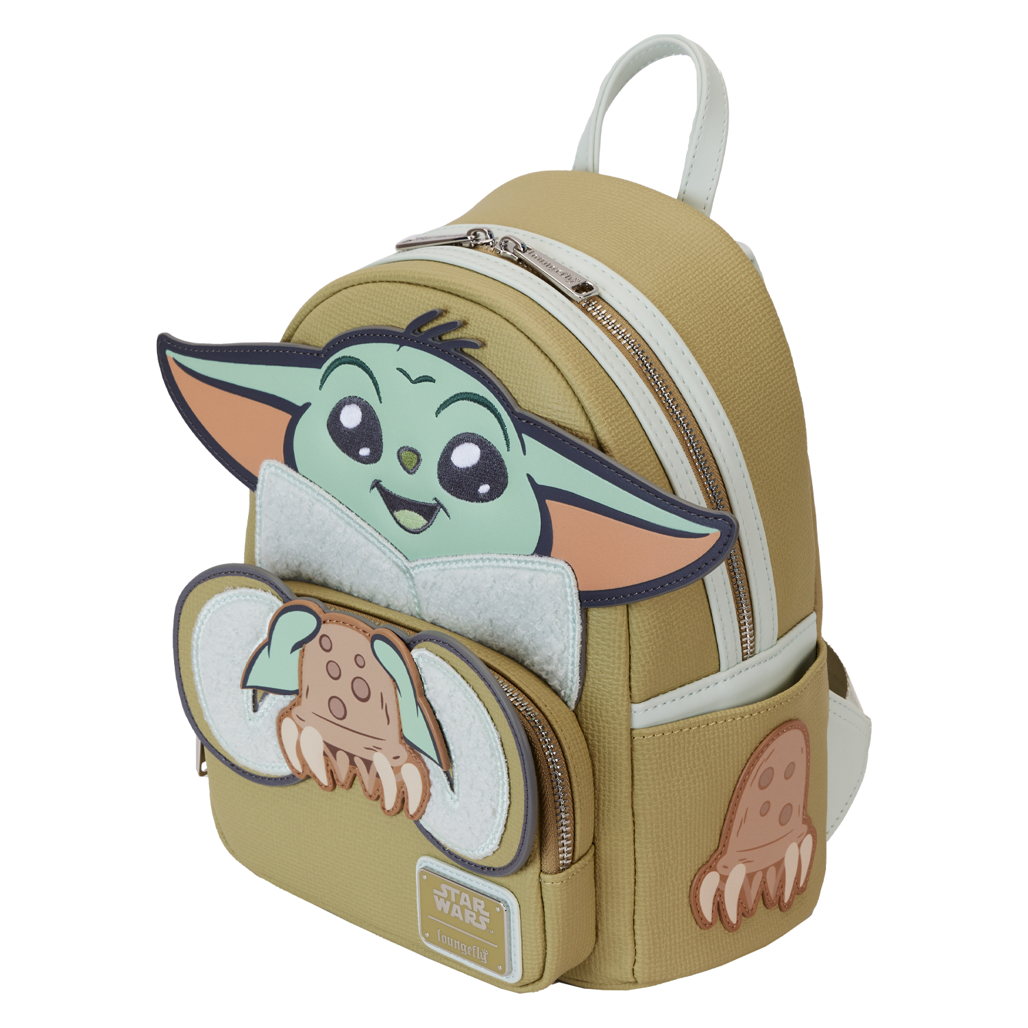 The Mandalorian Grogu & Crabbies Cosplay Mini Backpack 3