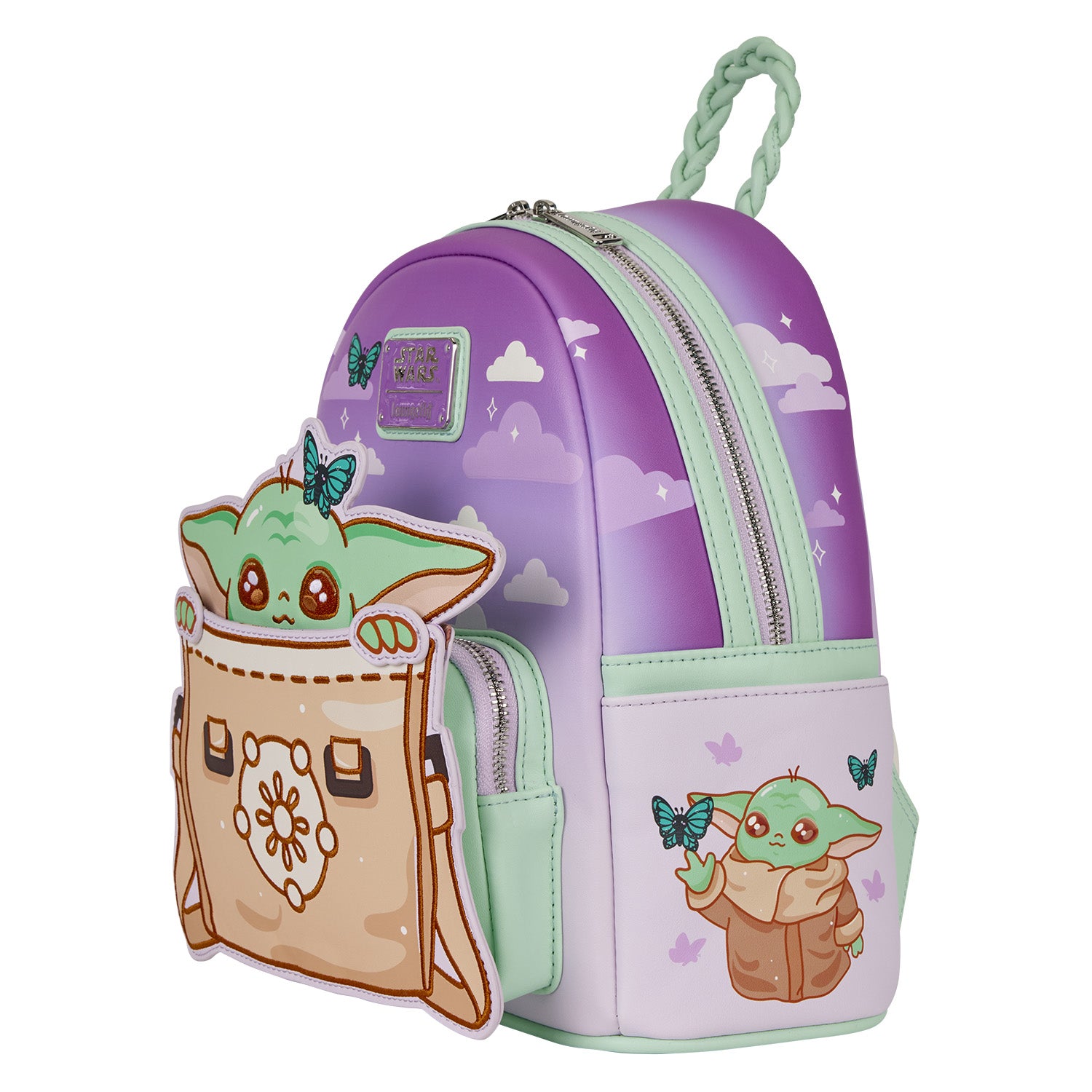 Mandalorian Grogu Butterfly Mini Backpack 3