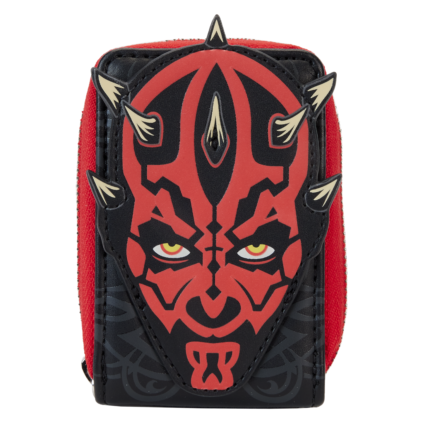 Star Wars: The Phantom Menace 25th Anniversary Darth Maul Glow Accordion Zip Around Wallet