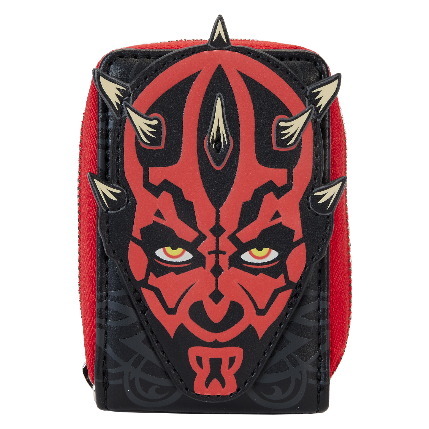 Star Wars: The Phantom Menace 25th Anniversary Darth Maul Glow Accordion Zip Around Wallet