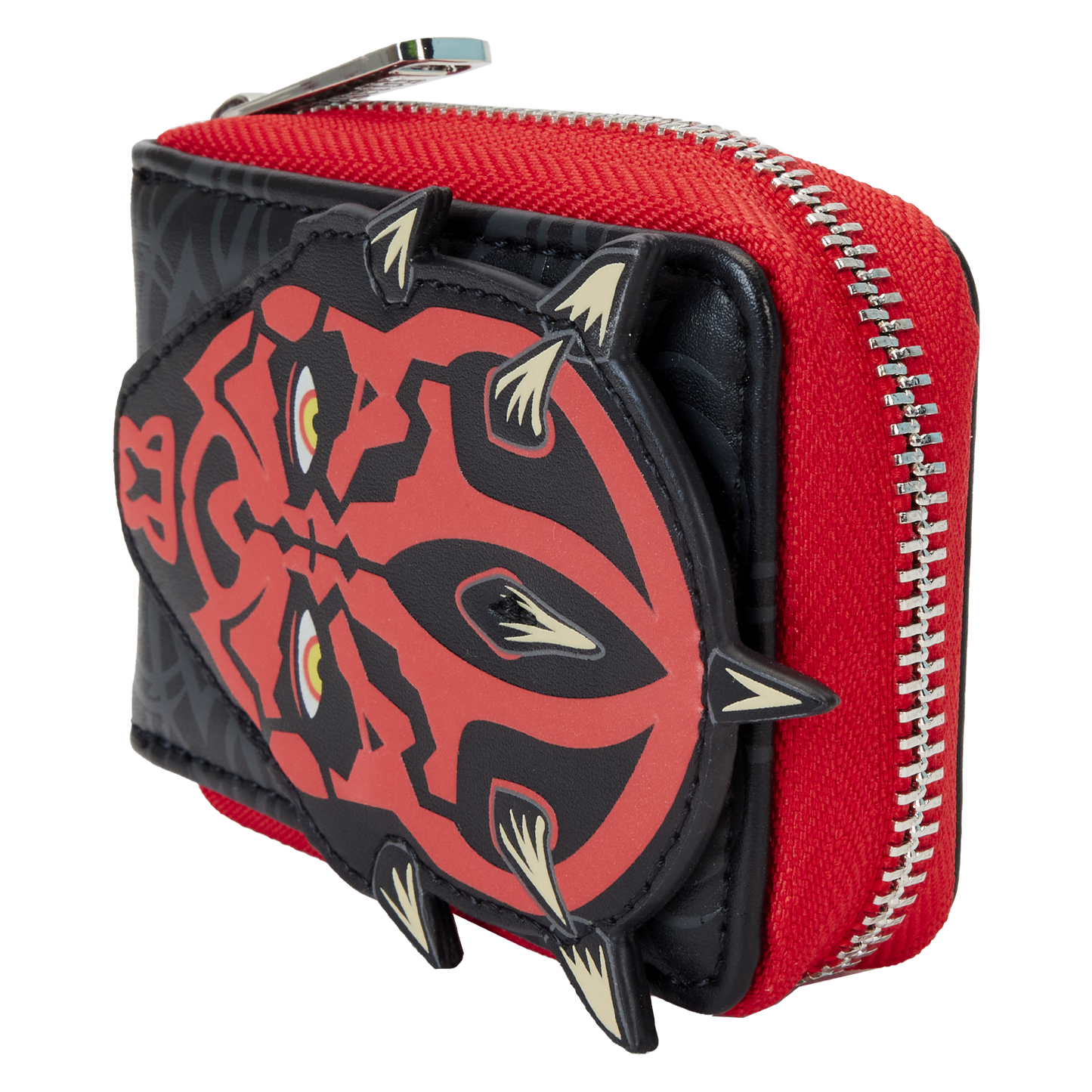 Star Wars: The Phantom Menace 25th Anniversary Darth Maul Glow Accordion Zip Around Wallet