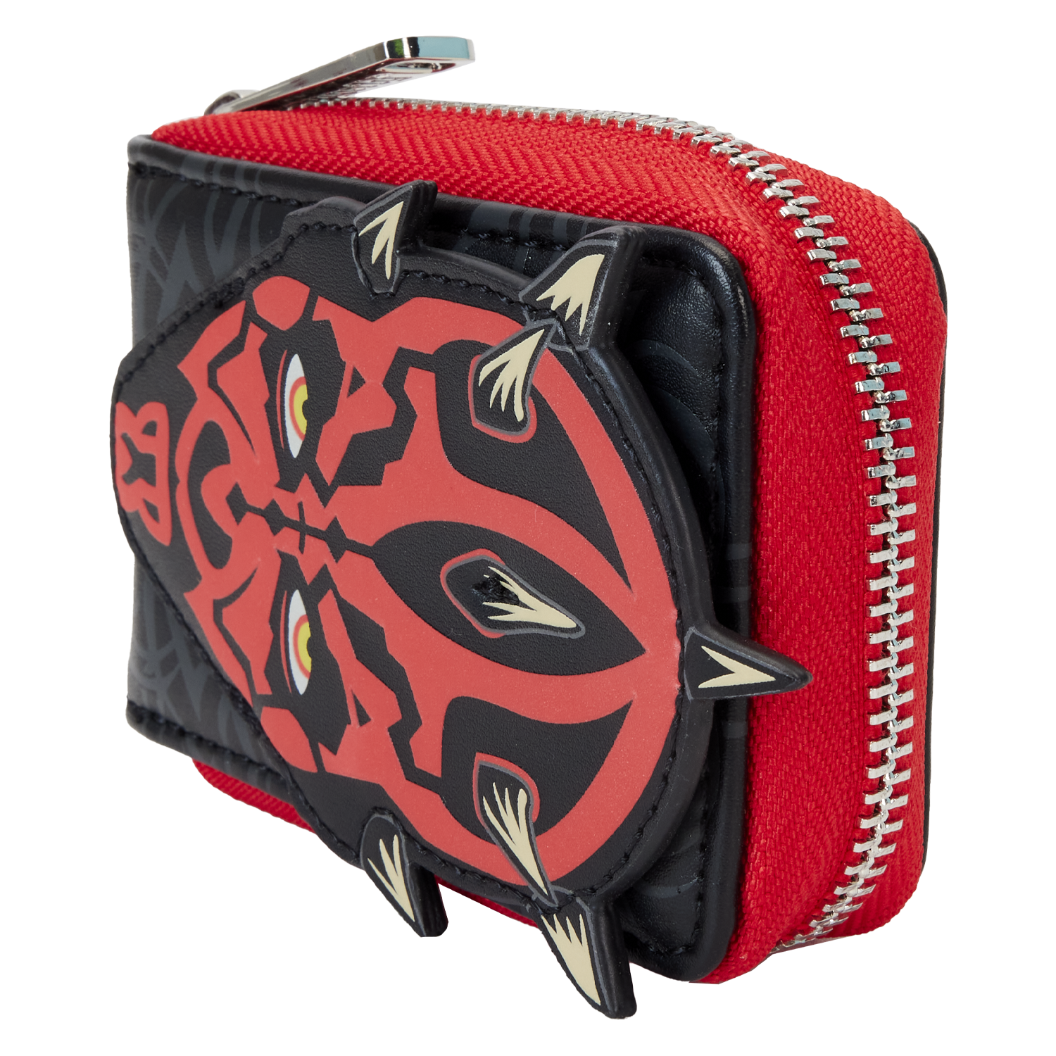 Star Wars: The Phantom Menace 25th Anniversary Darth Maul Glow Accordion Zip Around Wallet
