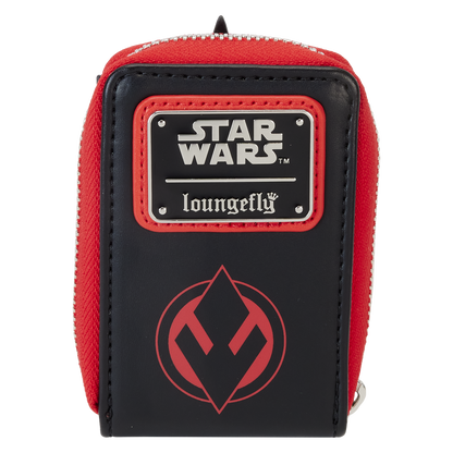 Star Wars: The Phantom Menace 25th Anniversary Darth Maul Glow Accordion Zip Around Wallet