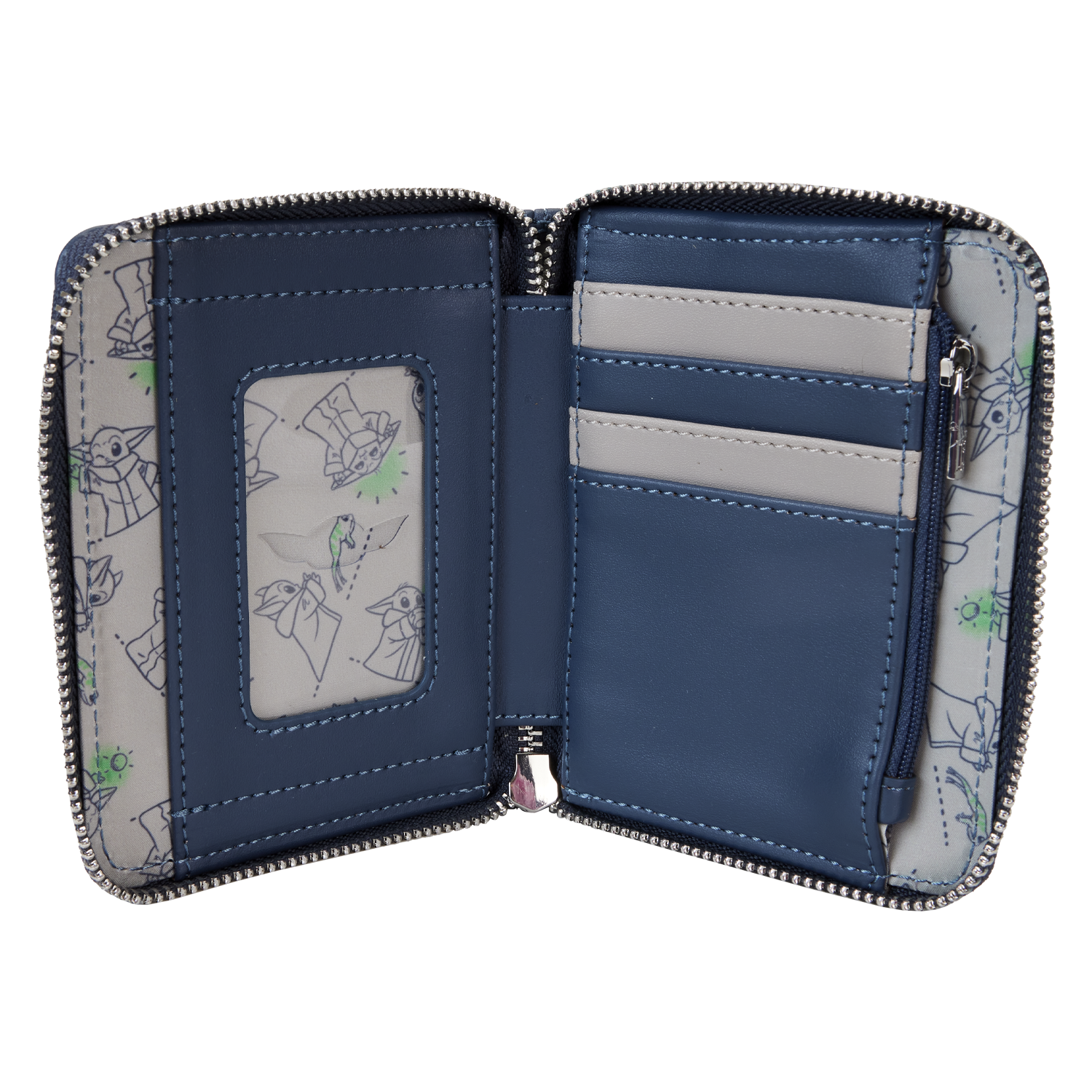 The Mandalorian Ahsoka & Grogu Precious Cargo Zip Around Wallet 4