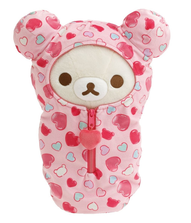 Korilakkuma San-X Original Hearts Sleeping Bag Plush