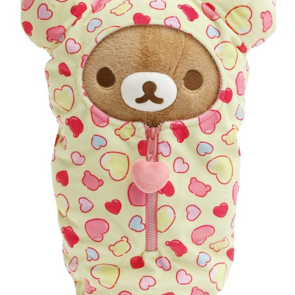 Rilakkuma San-X Original Hearts Sleeping Bag Plush
