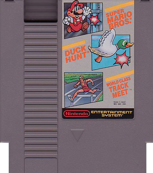 SUPER MARIO/DUCK HUNT/TRACK MEET - NES GAME