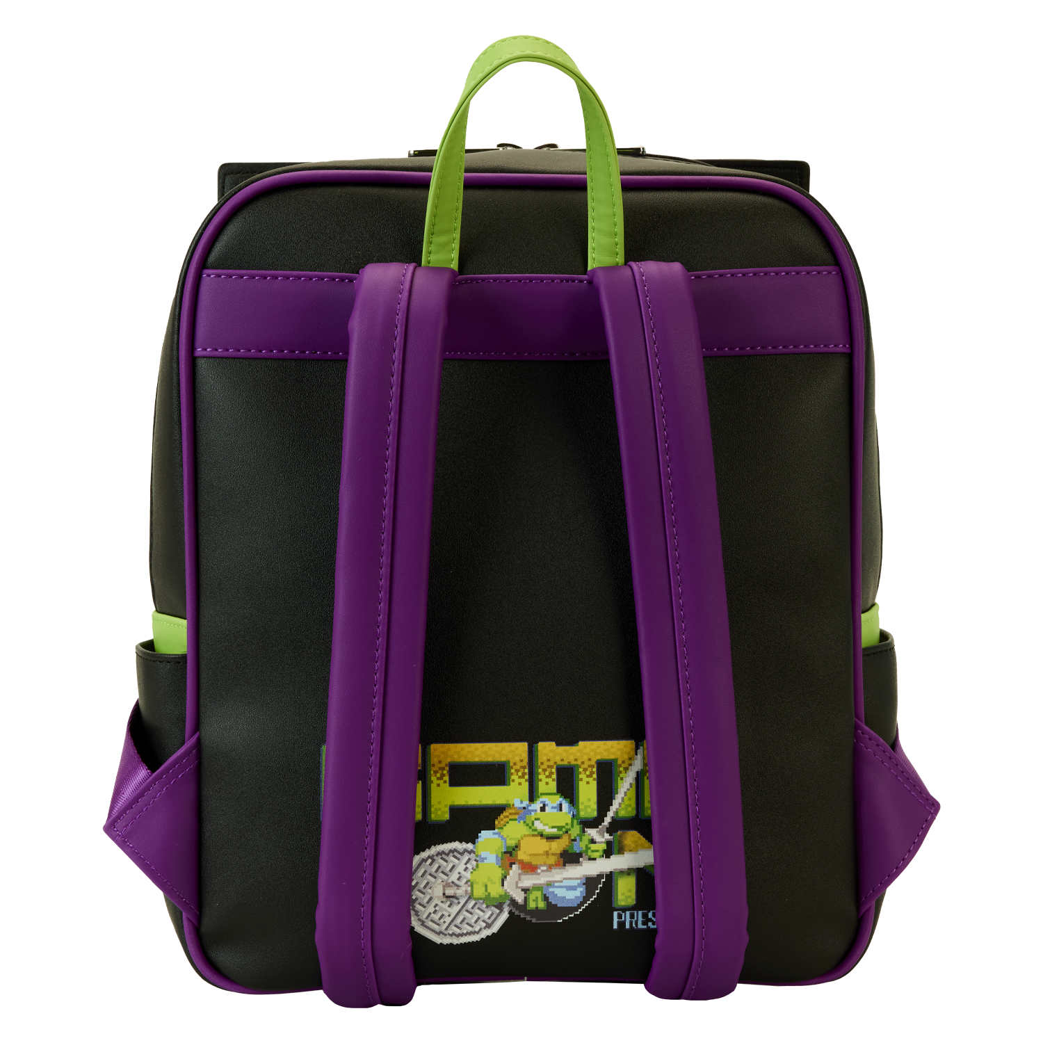Teenage Mutant Ninja Turtles 40th Anniversary Vintage Arcade Lenticular Glow Mini Backpack 6