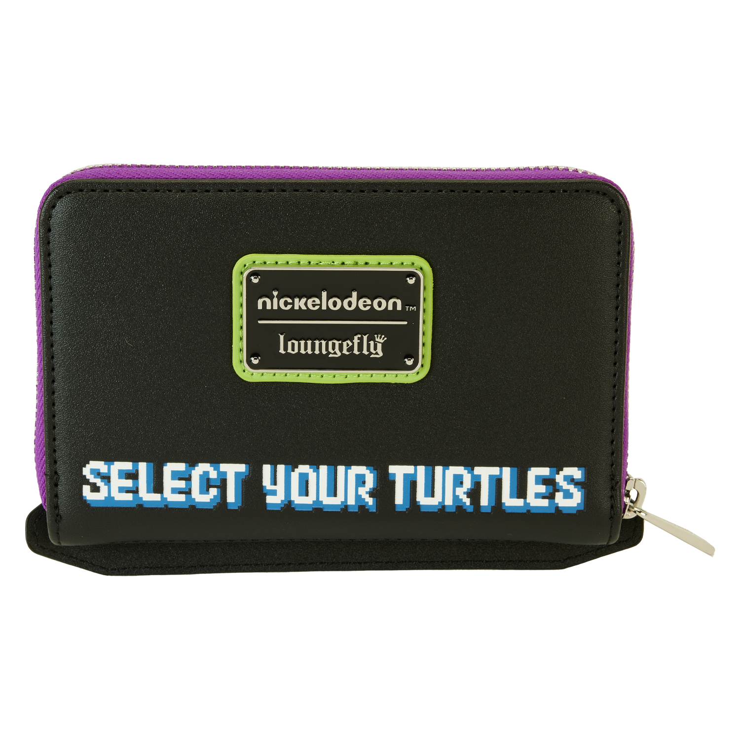 Teenage Mutant Ninja Turtles 40th Anniversary Vintage Arcade Lenticular Glow Zip Around Wallet 5
