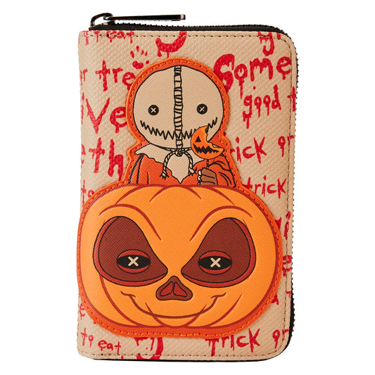 Trick 'r Treat Sam Pumpkin Zip-Around Wallet