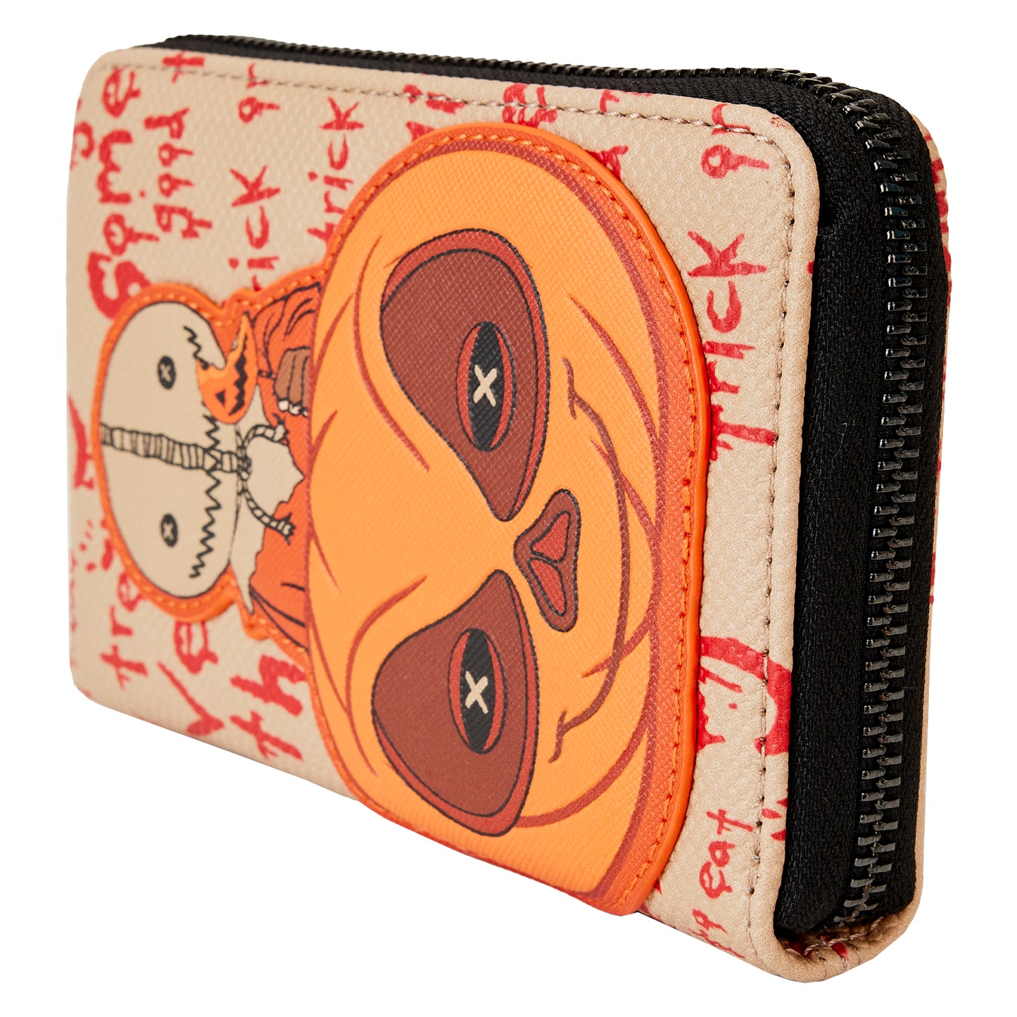 Trick 'r Treat Sam Pumpkin Zip-Around Wallet