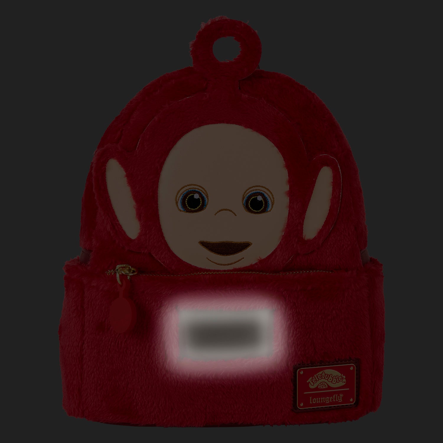 Teletubbies Po Plush Cosplay Light Up Mini Backpack