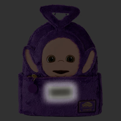 LF Teletubbies Tinky-Winky Plush Cosplay Light Up Mini Backpack