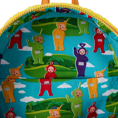 Teletubbies Laa-Laa Plush Cosplay Light Up Mini Backpack