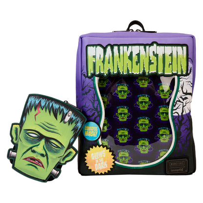 Universal Monsters LF UNIVERSAL MONSTERS FRANKENSTEIN NEON MASK MINI BACKPACK