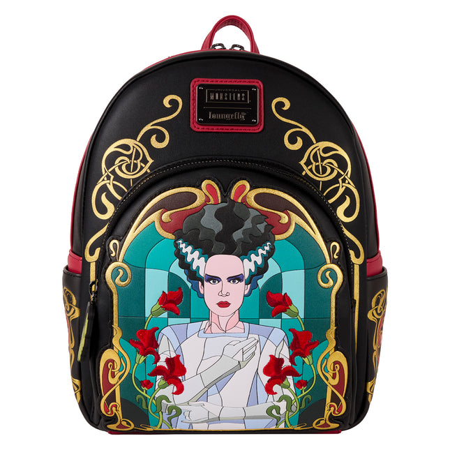 Universal Monsters The Bride Of Frankenstein Stained Glass Mini Backpack