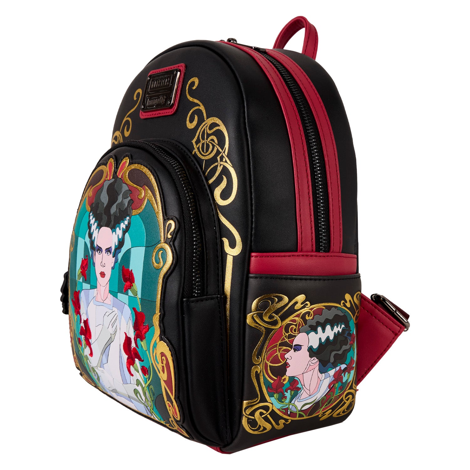 Universal Monsters Bride Of Frankenstein Stained Glass Mini-Backpack
