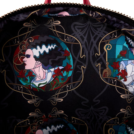 Universal Monsters The Bride Of Frankenstein Stained Glass Mini Backpack