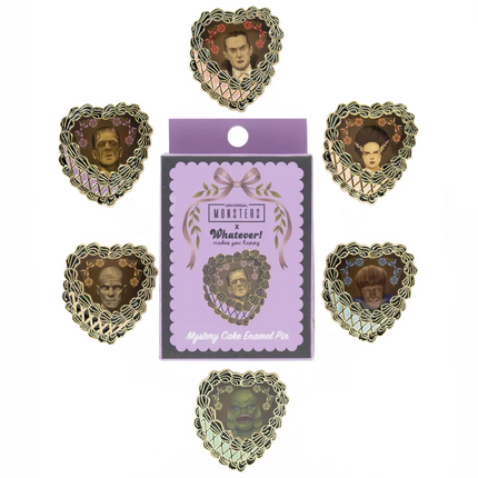 Universal Monsters Coquette Mystery Box Cake Epoxy Pins