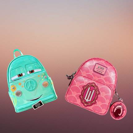 Glinda Conv Mini Backpack & Cars Fillmore Mini Backpack Exclusive Bundle