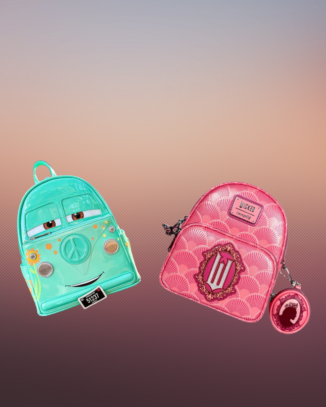 Glinda Conv Mini Backpack & Cars Fillmore Mini Backpack Exclusive Bundle