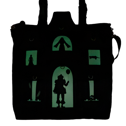 WB Horror House Oversized Padded Tote Bag
