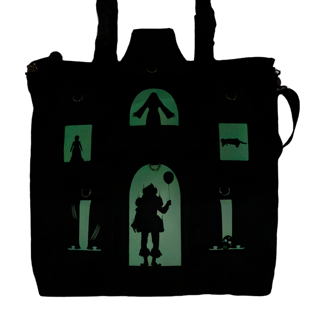 WB Horror House Oversized Padded Tote Bag