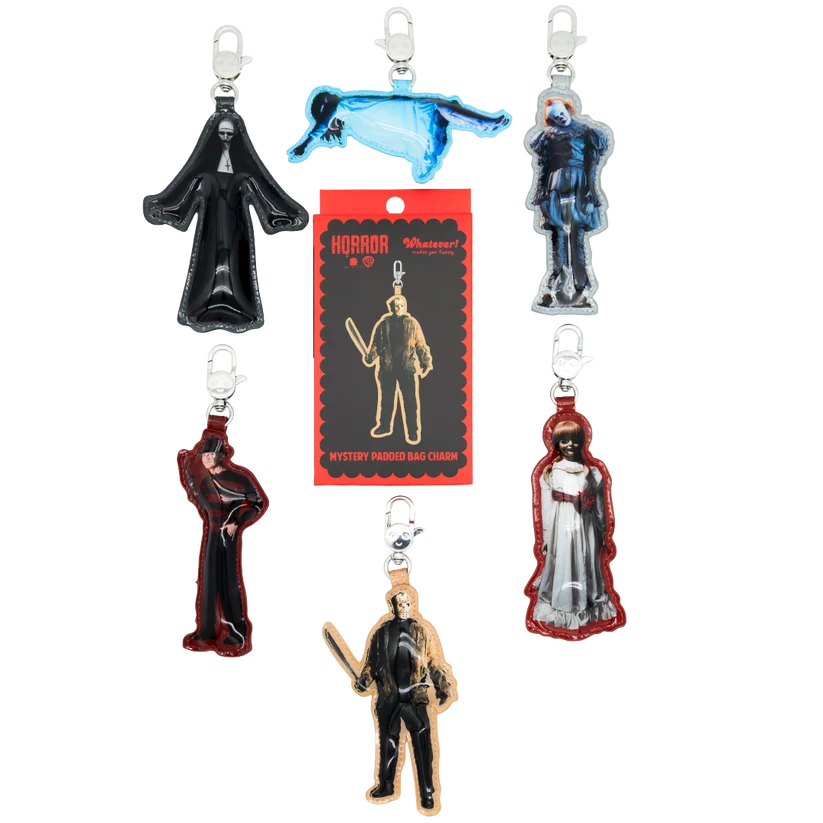 WB Horror Mystery Box Horror Icons Padded Vinyl Bag Charms 1