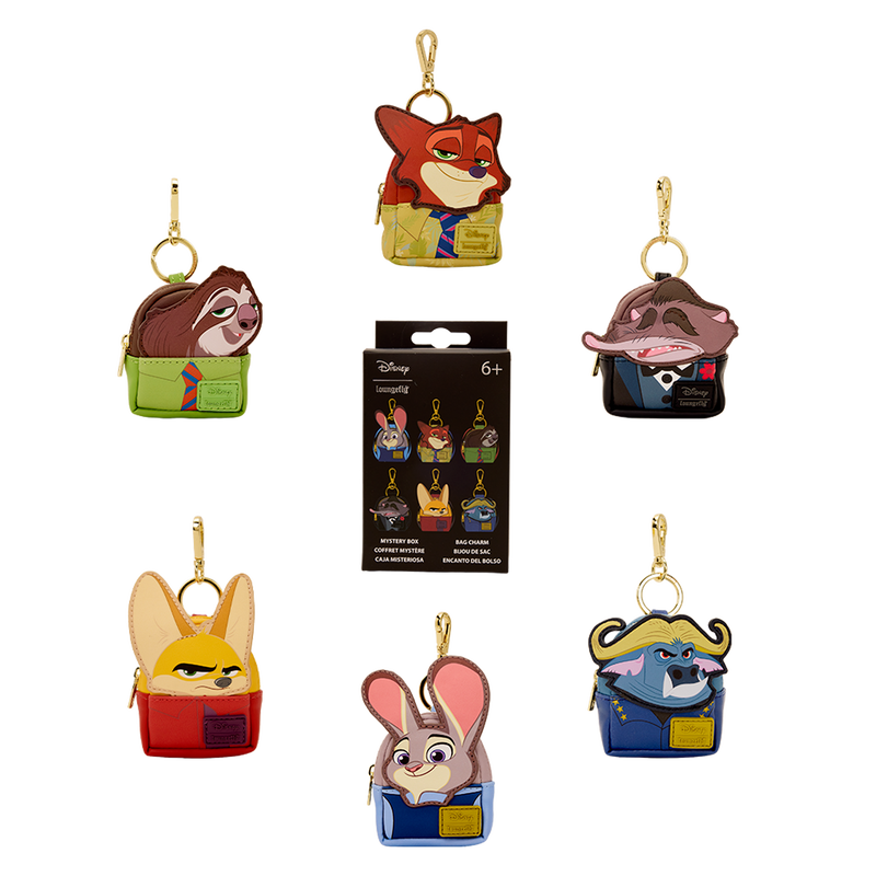 Zootopia 2 Cosplay Mystery Mini Backpack Keychain Charm