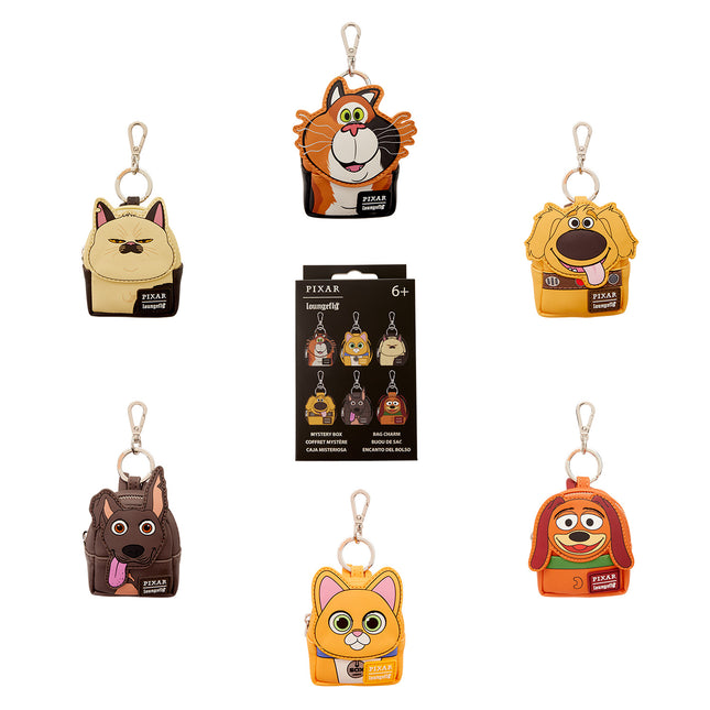 Disney Pixar Cats & Dogs Cosplay Mystery Mini Backpack Keychain Charm