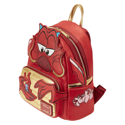 Mulan 25th Anniversary Mushu Glitter Cosplay Mini Backpack