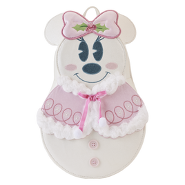 Minnie Mouse Pastel Snowman Mini Backpack