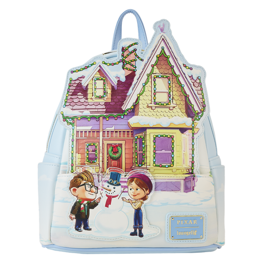 Up House Holiday Light Up Mini Backpack