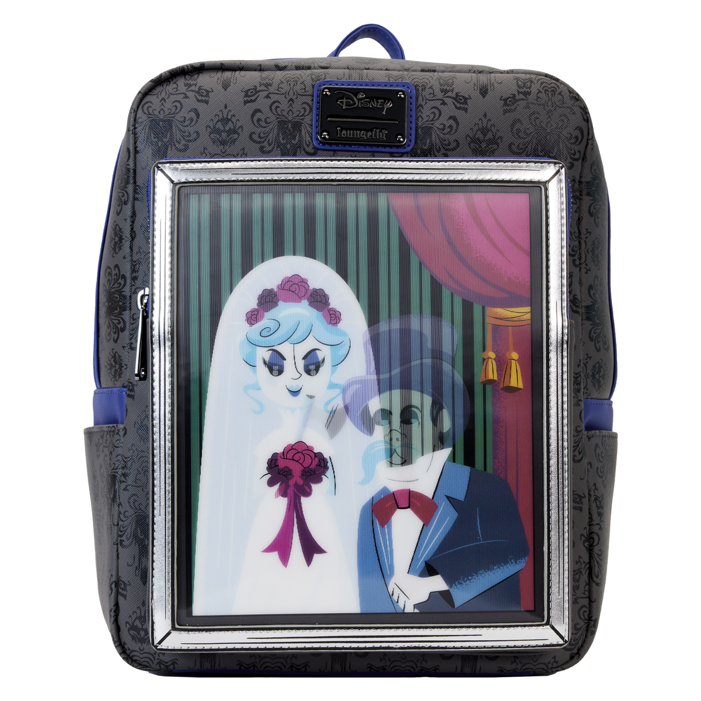 Disney Haunted Mansion Black Widow Bride Lenticular Mini Backpack