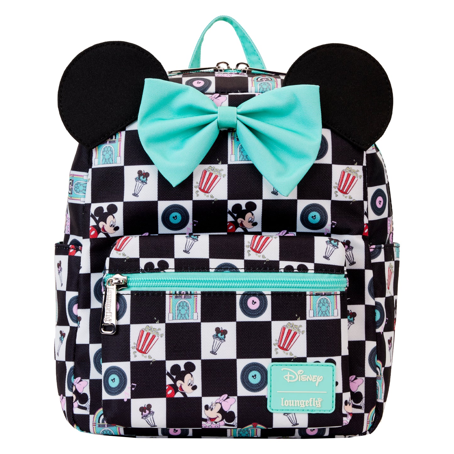 Minnie and Mickey Date Nite AOP Nylon Backpack