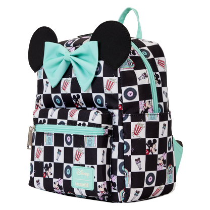 Minnie and Mickey Date Nite AOP Nylon Backpack