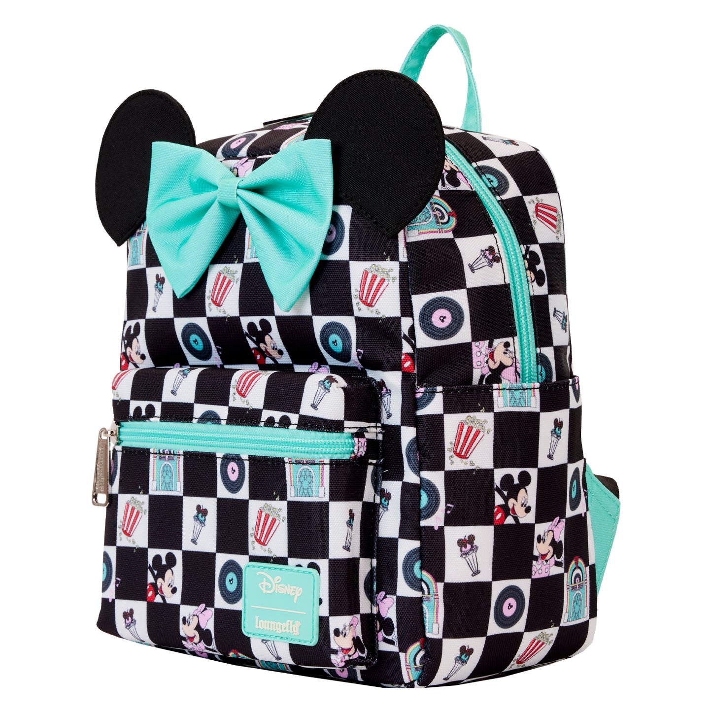 Minnie and Mickey Date Nite AOP Nylon Backpack