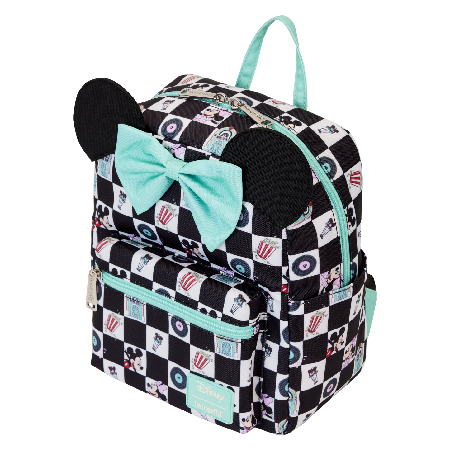 Minnie and Mickey Date Nite AOP Nylon Backpack
