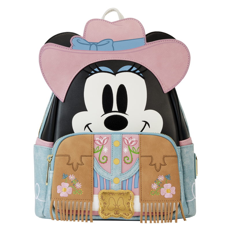 Western Minnie Mouse Cosplay Mini Backpack