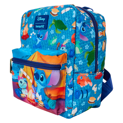 Lilo & Stitch Camping Cuties Nylon Mini Backpack