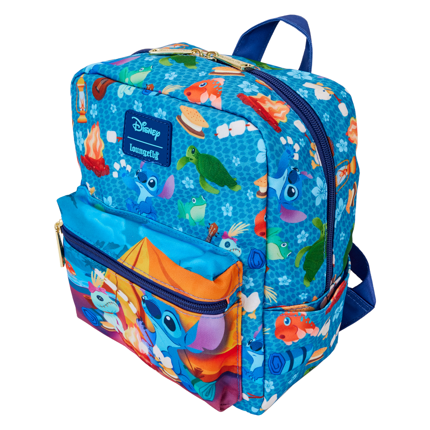 Lilo & Stitch Camping Cuties Nylon Mini Backpack