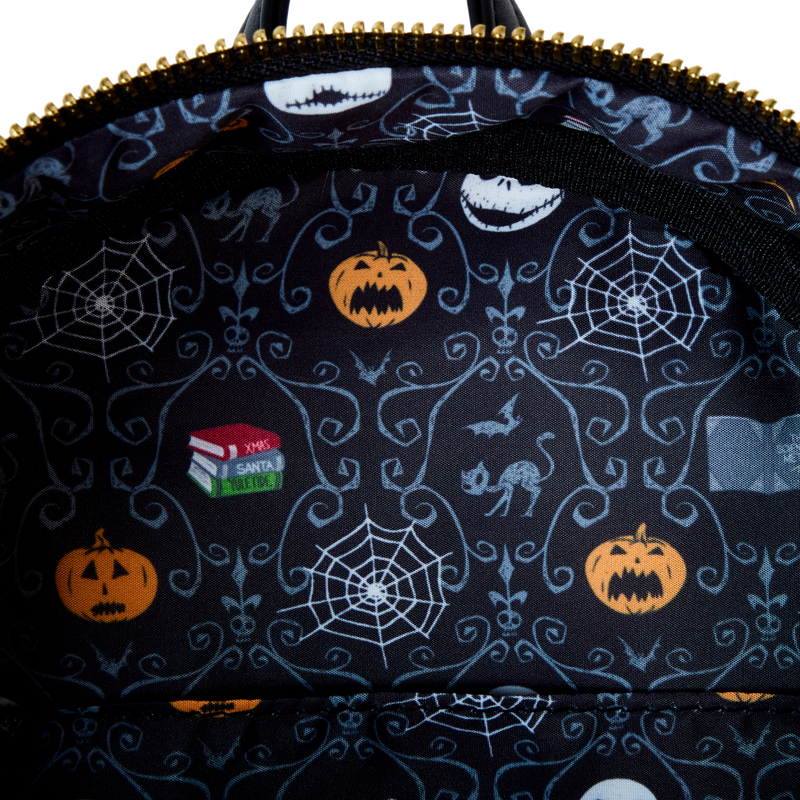The Nightmare Before Christmas Scientific Method Bedtime Jack Cosplay Glow Mini Backpack 7