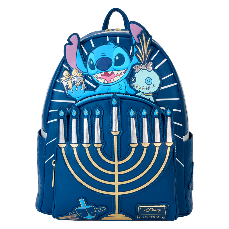 Stitch Hanukkah Menorah Light Up Mini Backpack