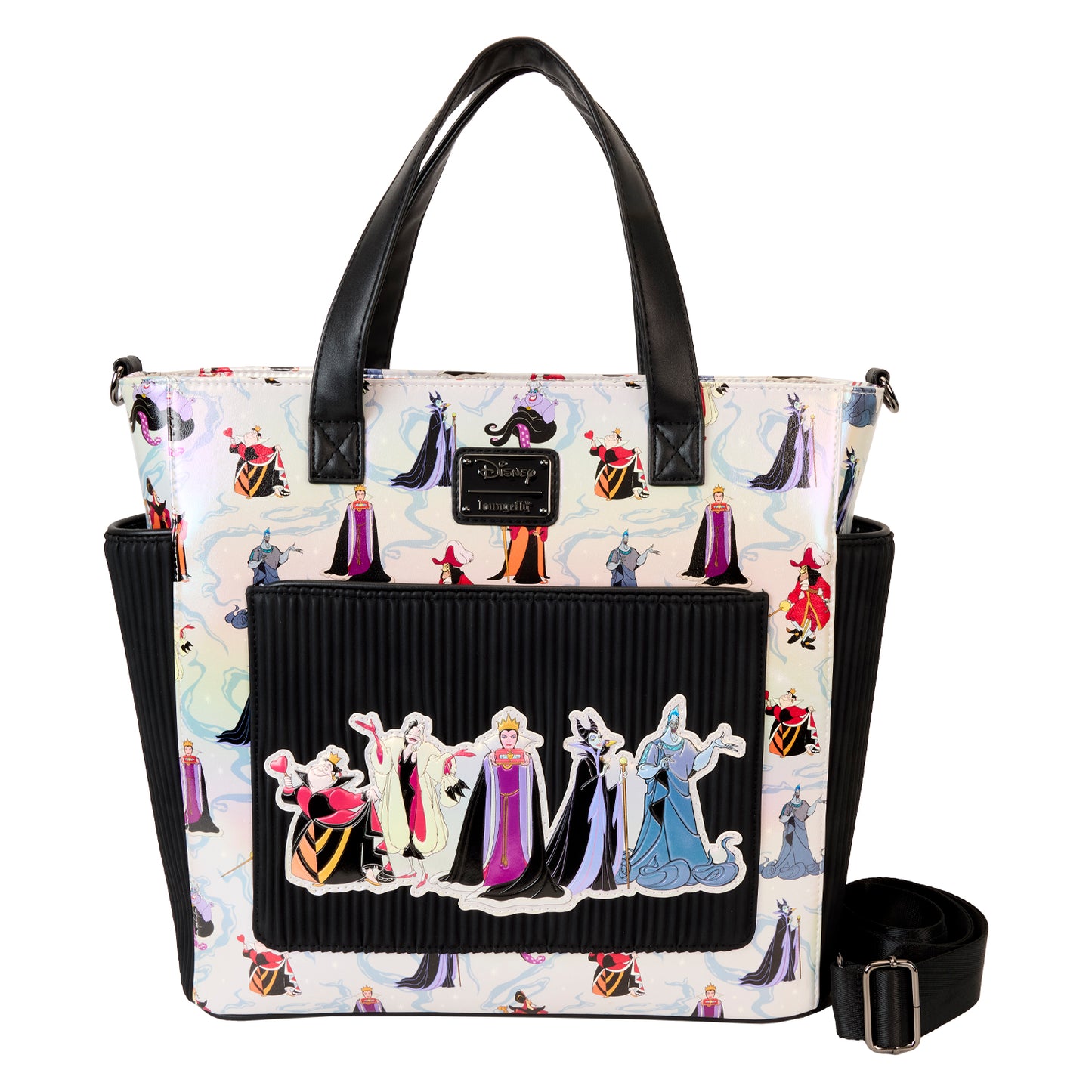 LF DISNEY VILLAINS AOP CONVERTIBLE BACKPACK & TOTE BAG