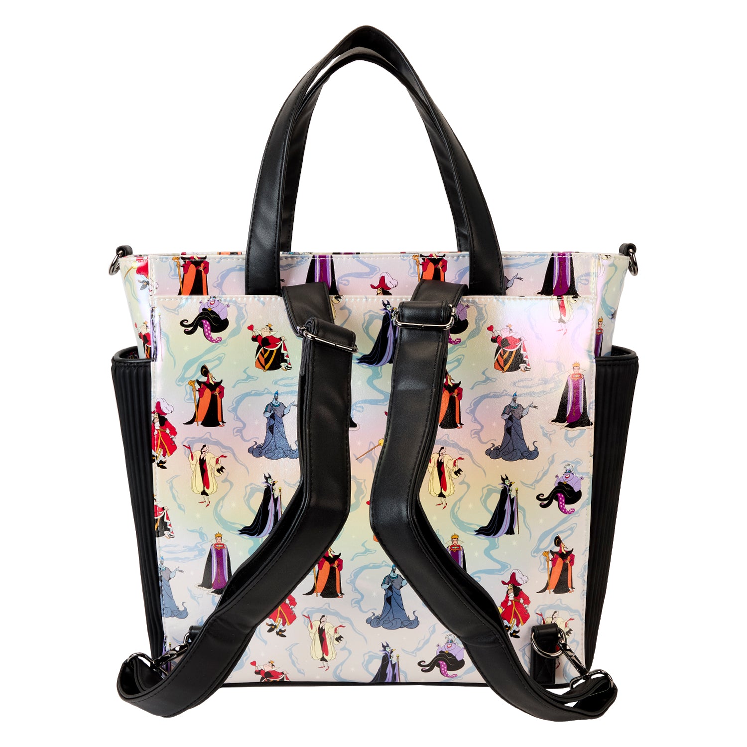 LF DISNEY VILLAINS AOP CONVERTIBLE BACKPACK & TOTE BAG 4