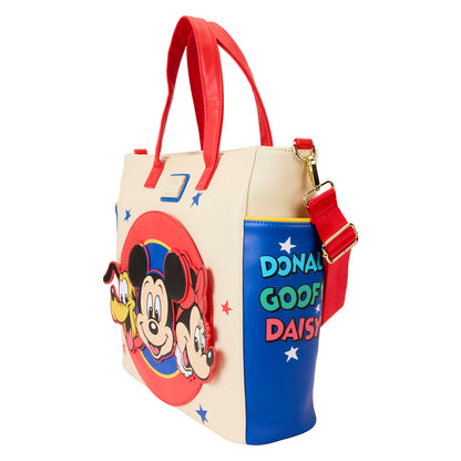 LF DISNEY MICKEY AND FRIENDS CONVERTIBLE BACKPACK & TOTE BAG